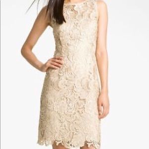 Adrianna Pappell champagne cocktail dress